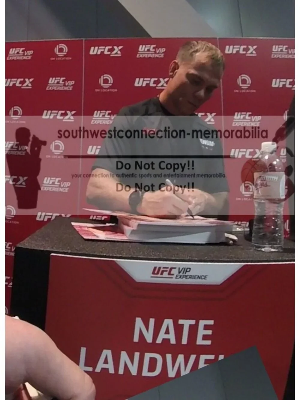 Nate Landwehr Signed UFC Photo 8.5x11 Autograph MMA Proof COA